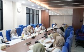 Sekretaris Daerah Kota Cilegon, Maman Mauludin Saat Menerima Kunjungan Dari BPOM Serang, (Foto. Ist)